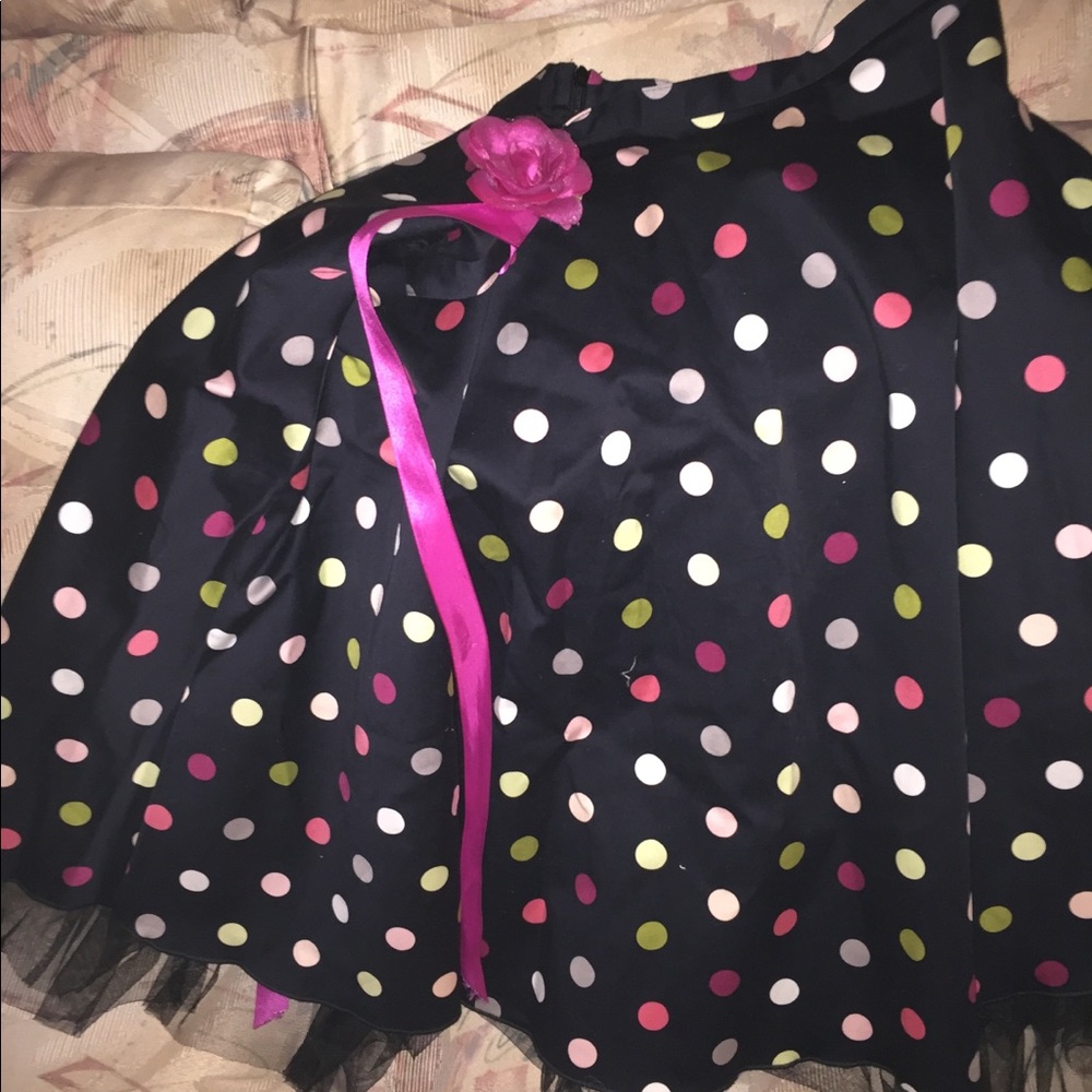 Polka- dot fancy skirt - Picture 2 of 4